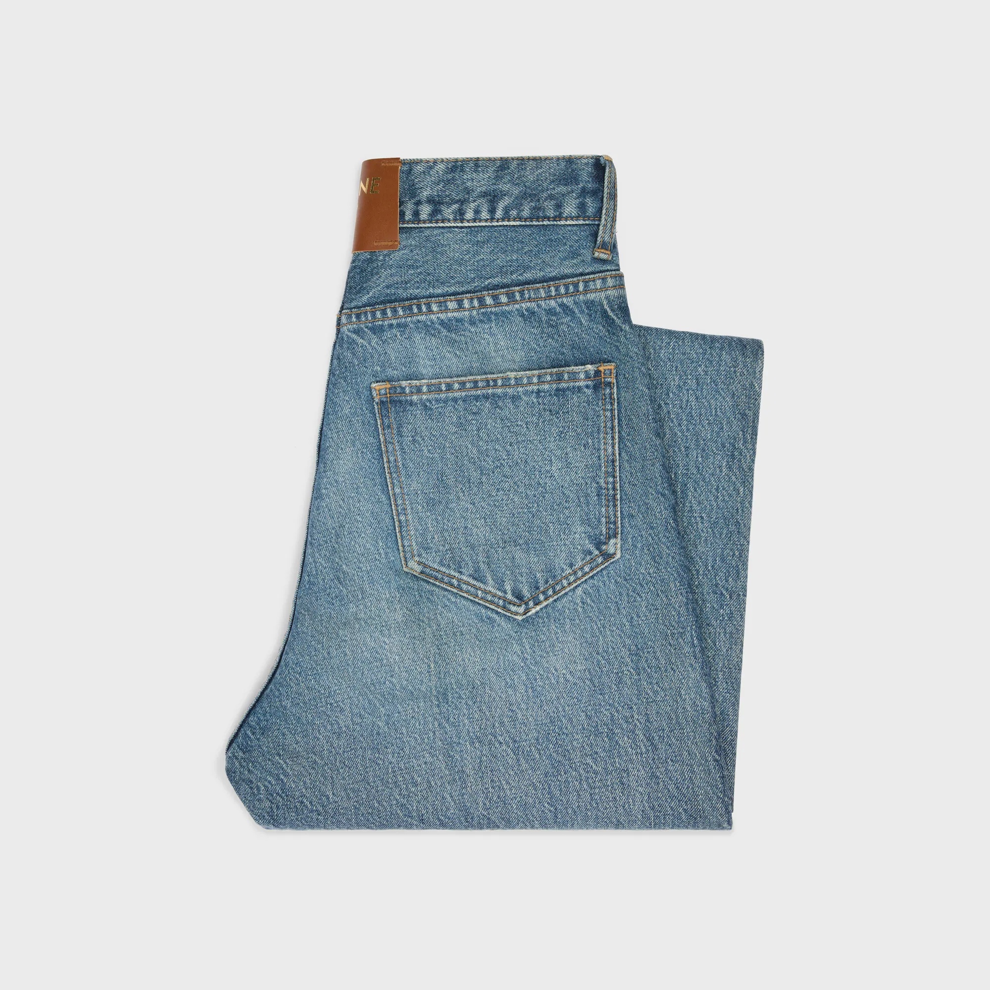 Celine Boyfriend Jeans 001 In Denim In Blue
