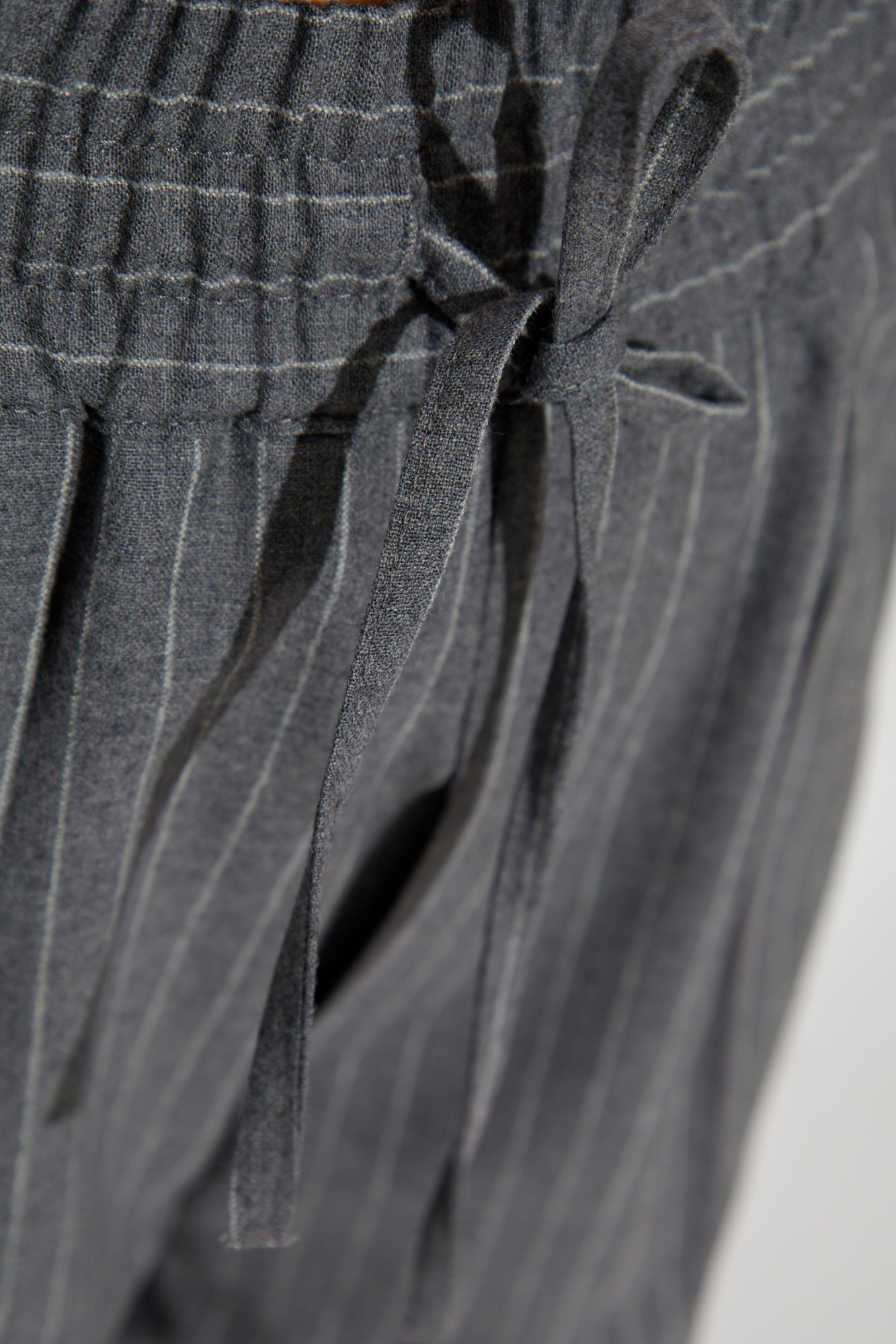 Isabel Marant Striped Casual Pants In Black