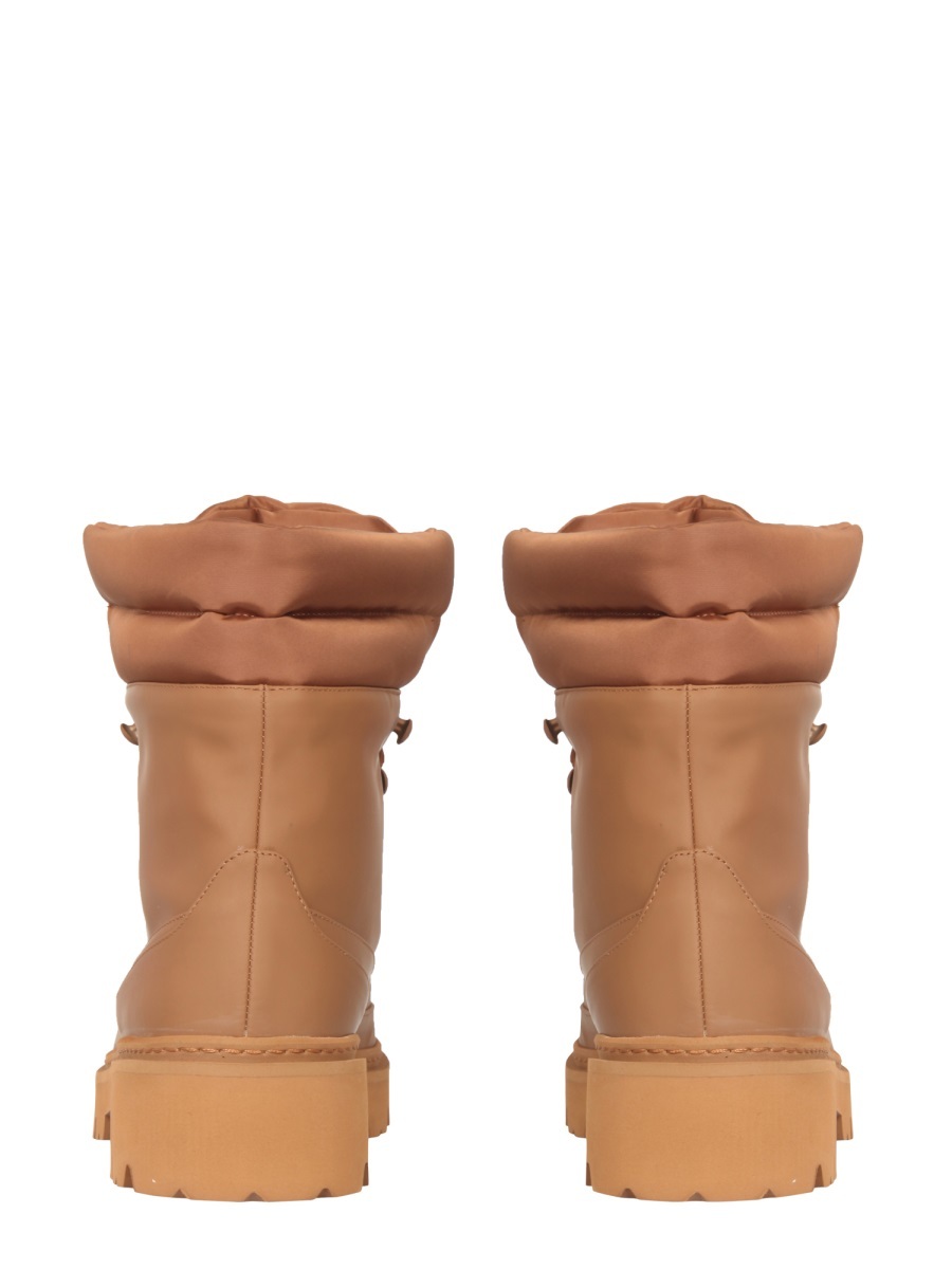Gia Couture Strapping Design And Ankle Boots In Brown
