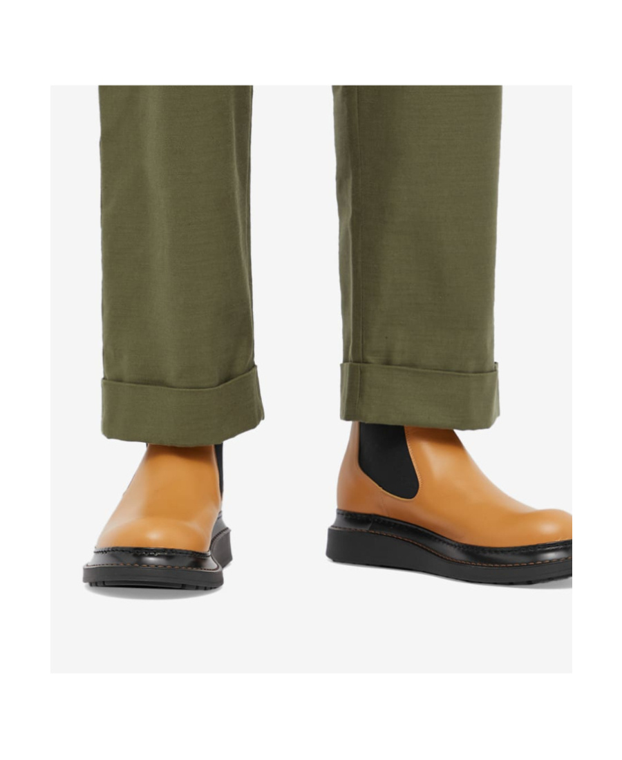 Loewe Logo Chelsea Boots In Black
