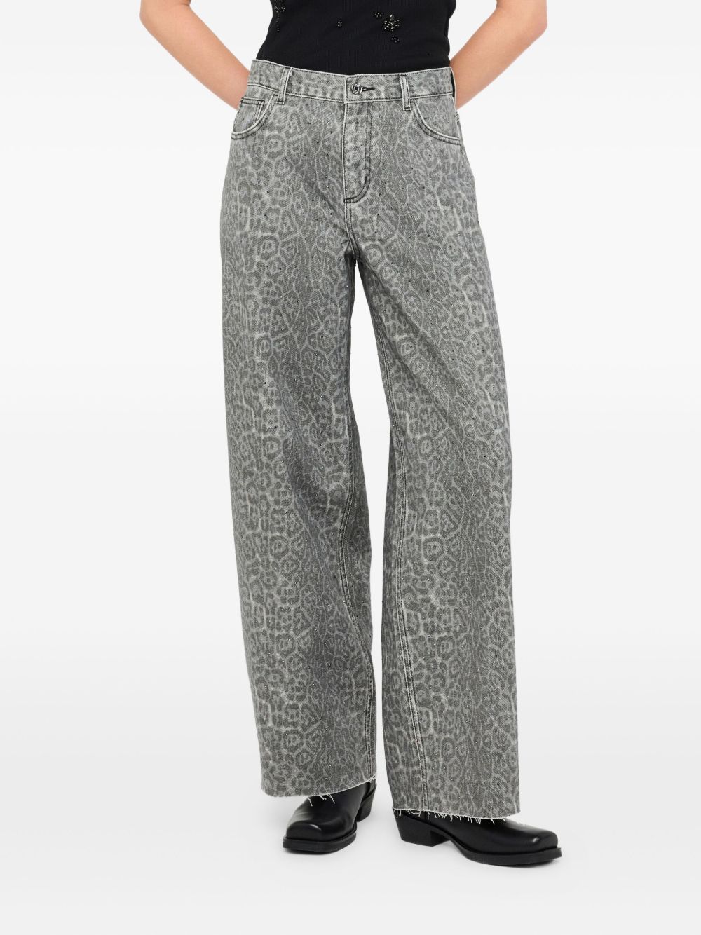 Liu •jo Logo Track Pants In Gray