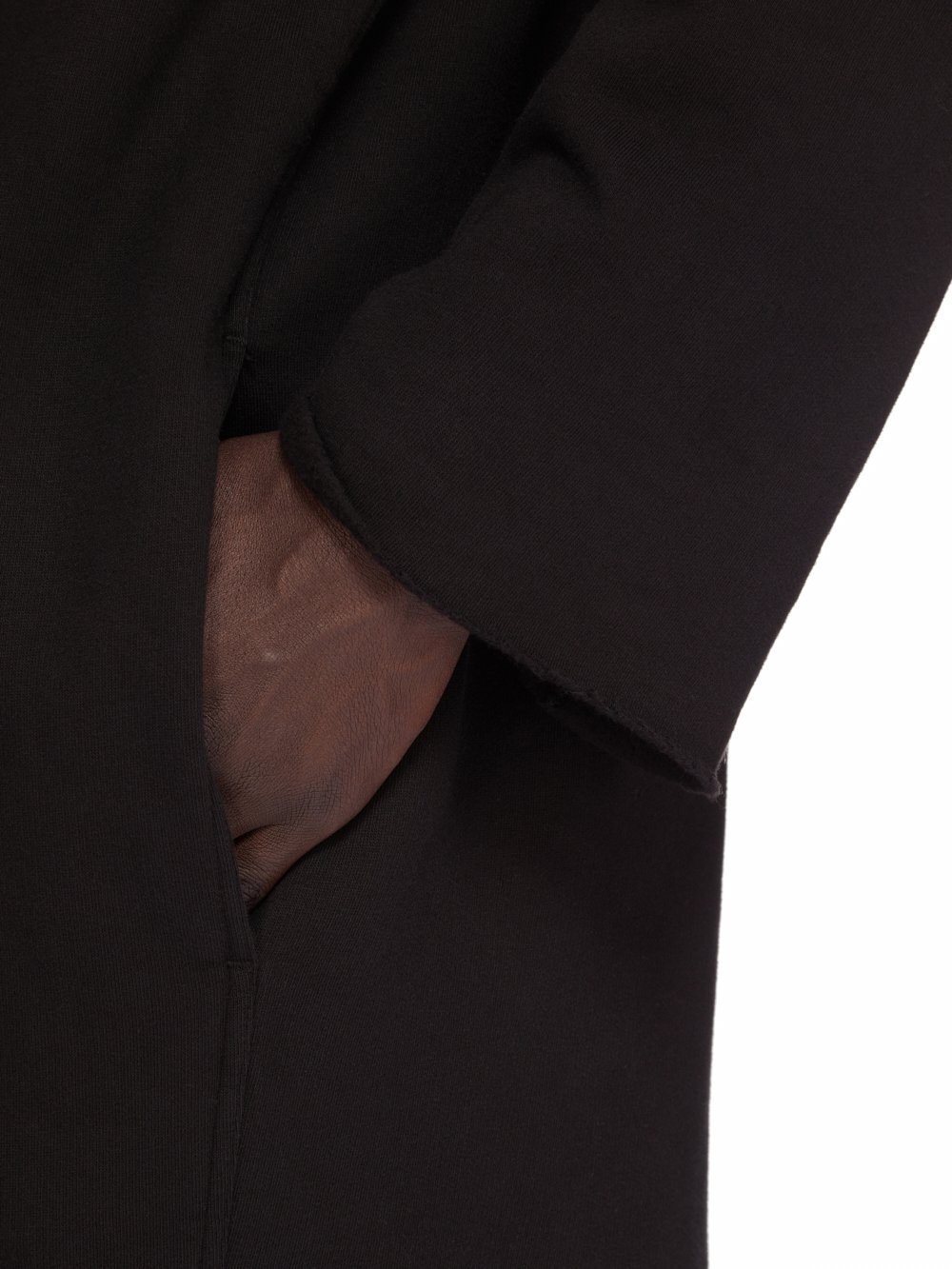 Rick Owens Drkshdw Dragging Coat In Black