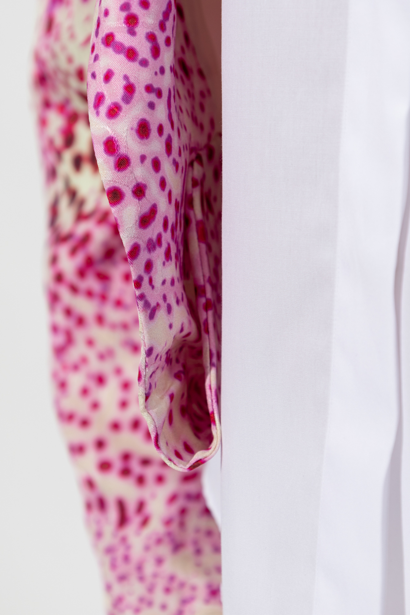 Dries Van Noten Long-sleeved Suit Coat In Pink