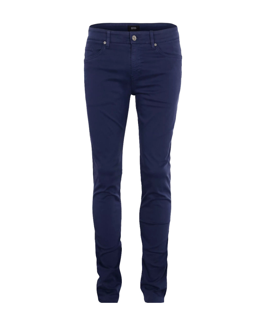 HUGO BOSS TWILL SLIM CASUAL PANTS