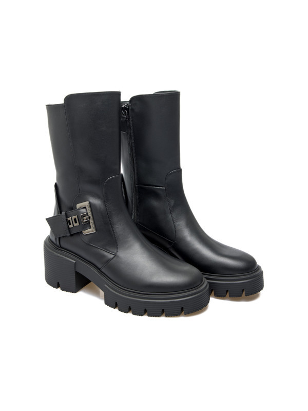 Stuart Weitzman Chunky Sole Mid-calf Boots In Black