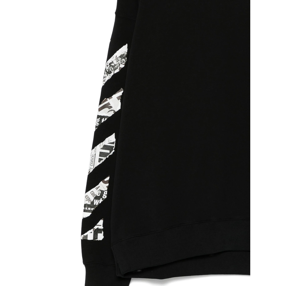Off-white Arrow-print Sweatshirt In Black
