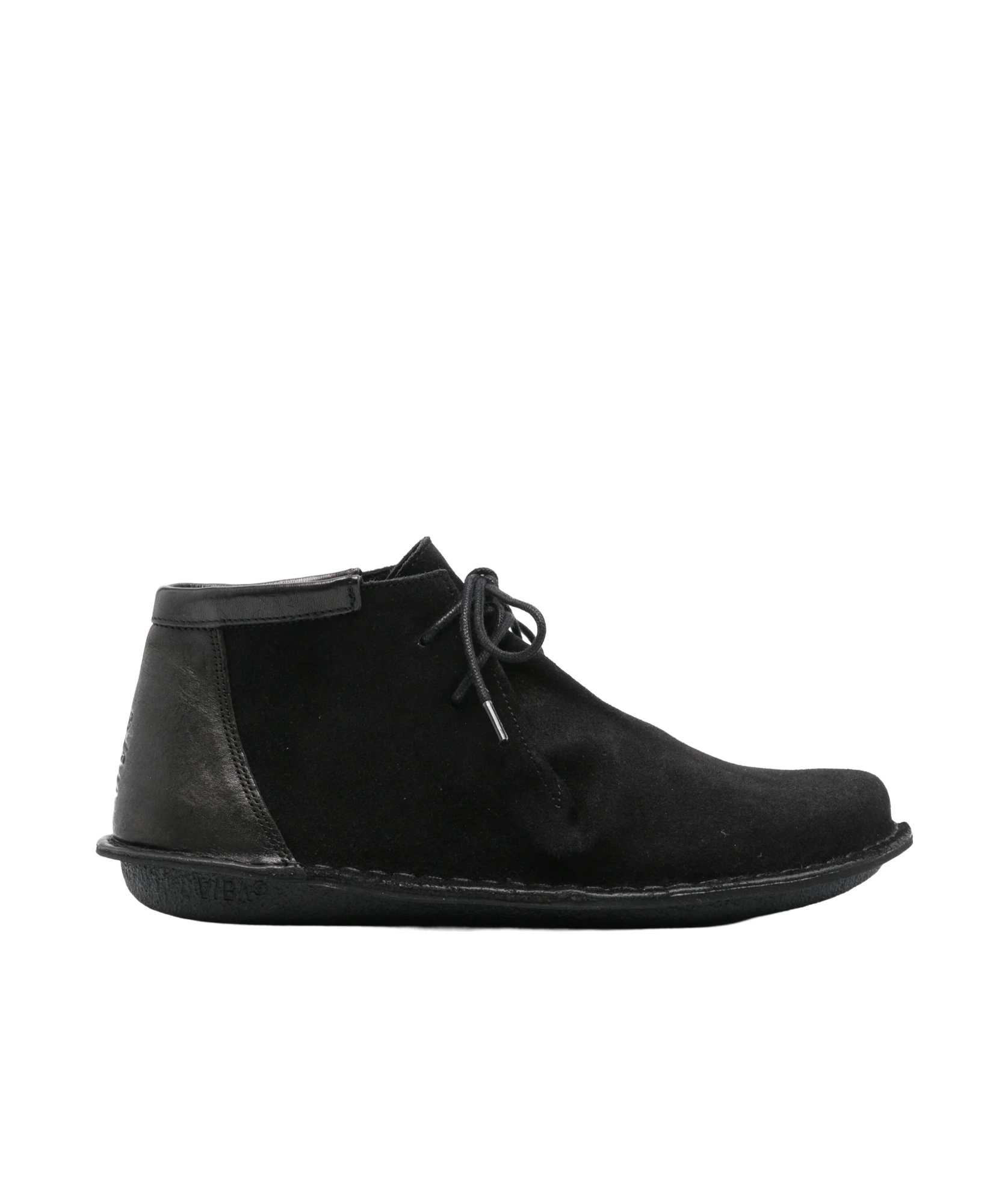 Comme Des Garçons Round-head Short Boots In Black
