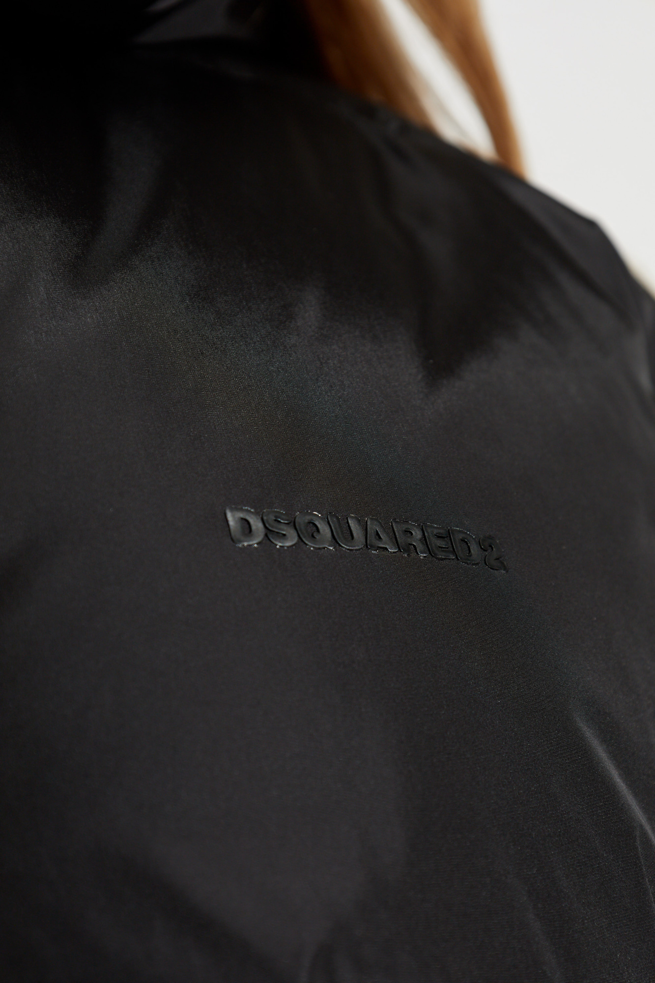 Dsquared2 Padded Hooded Jacket In Black