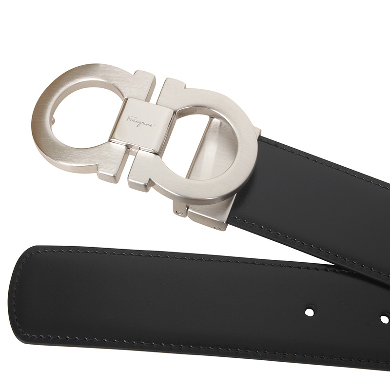 FERRAGAMO DOUBLE-SIDED LOGO BELT