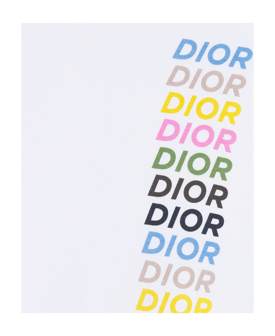 Dior Short-sleeved T-shirt With Round Neck In White