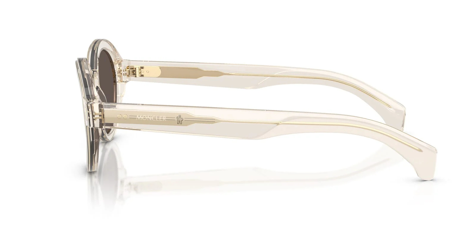 Moncler Unisex Sunglass Me6003 Rondosa In Transparent