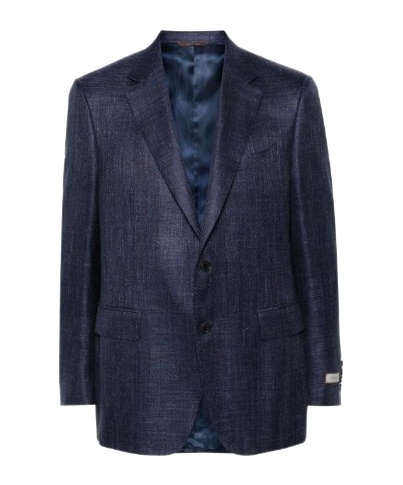 Canali Single-breasted Blazer In Black