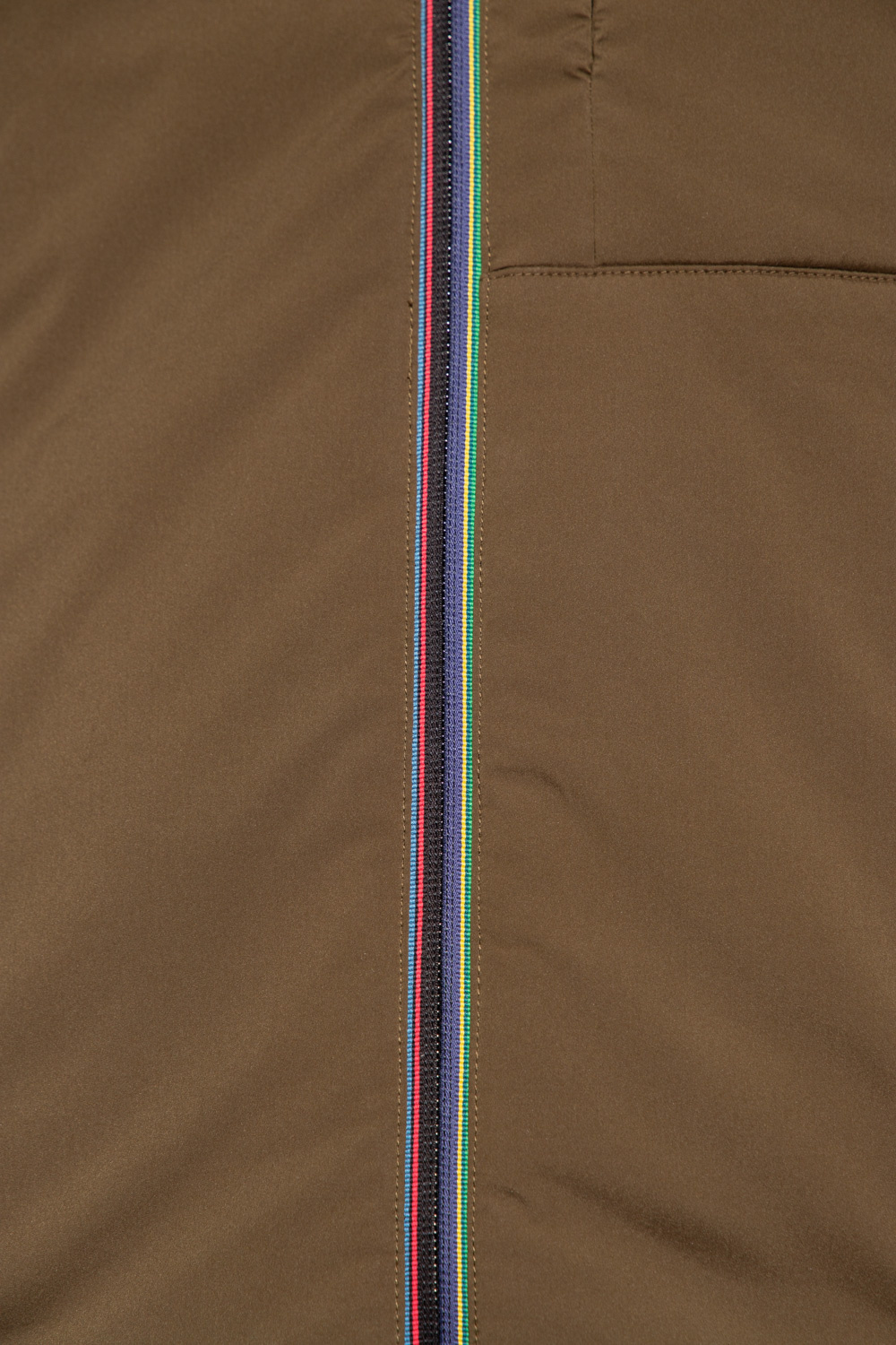 Ps By Paul Smith Mixed Media Gilet In Green