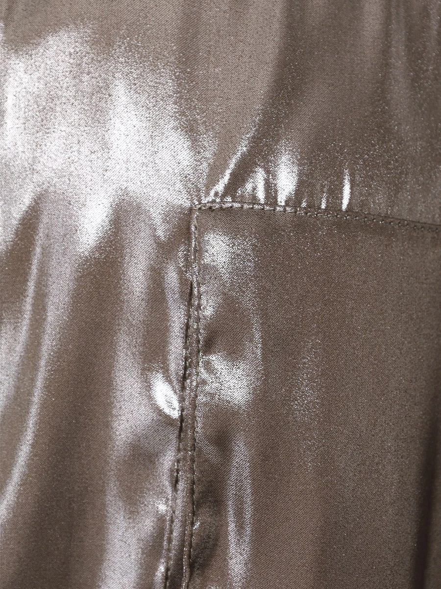 Blumarine Long-sleeved Casual Jacket In Gray