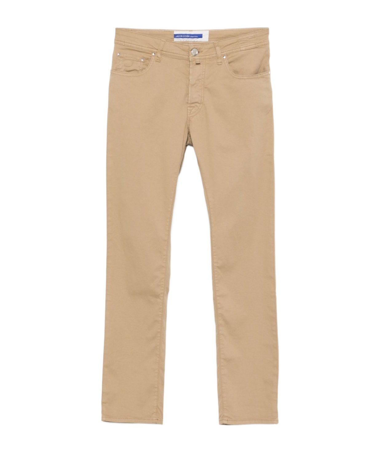 Jacob Cohen Slim Fit Denim Trousers In Nude