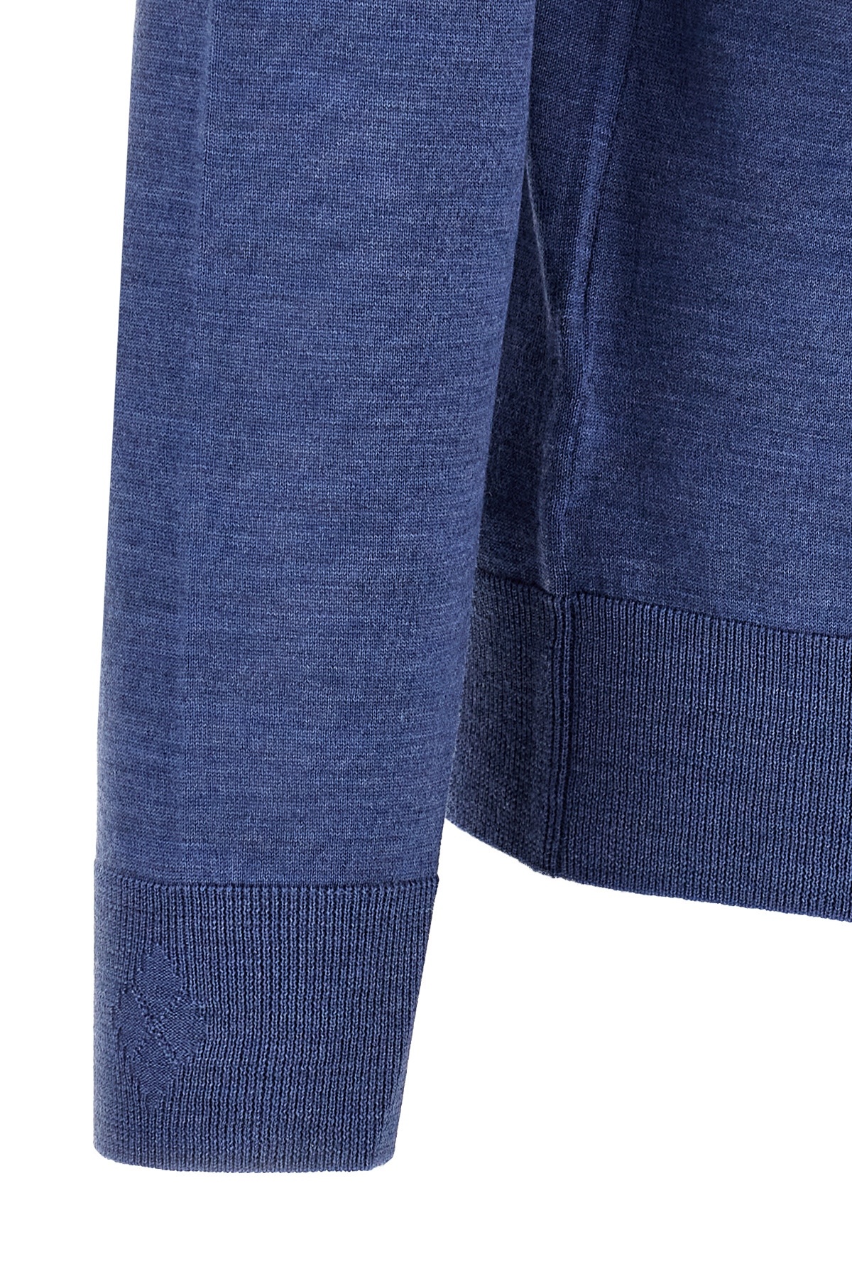 Ballantyne R Neck Sweaters And Cardigans In Blue