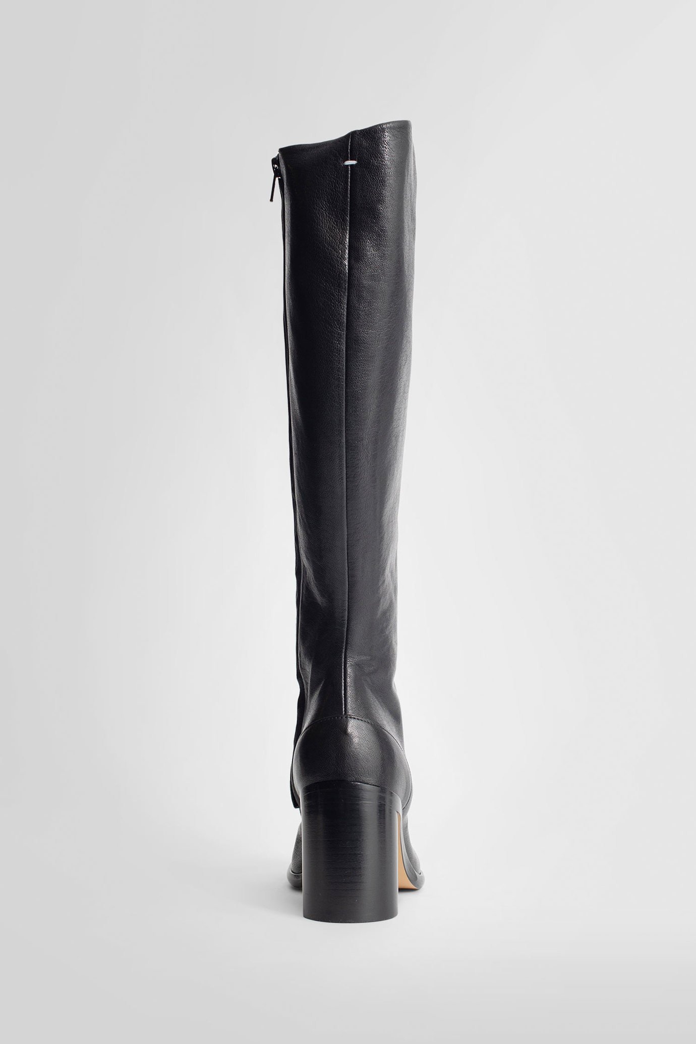 Maison Margiela Black Tabi Broken Mirror Tall Boots In Black