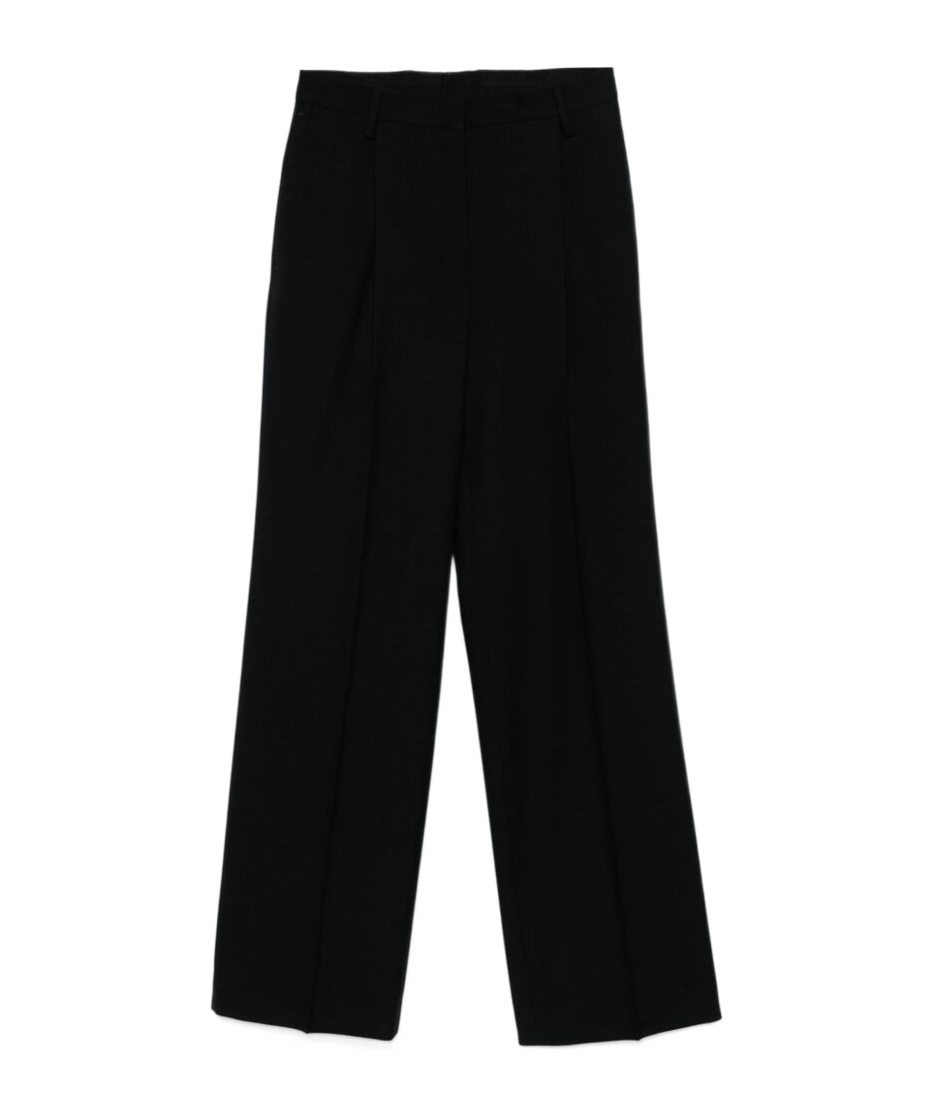 Dries Van Noten Elastic Waist Casual Pants In Black