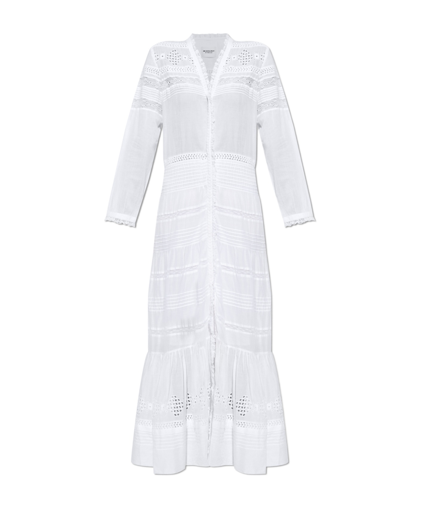 Isabel Marant Étoile Isabel Marant Etoile Women White Cotton Daniva Dress In White