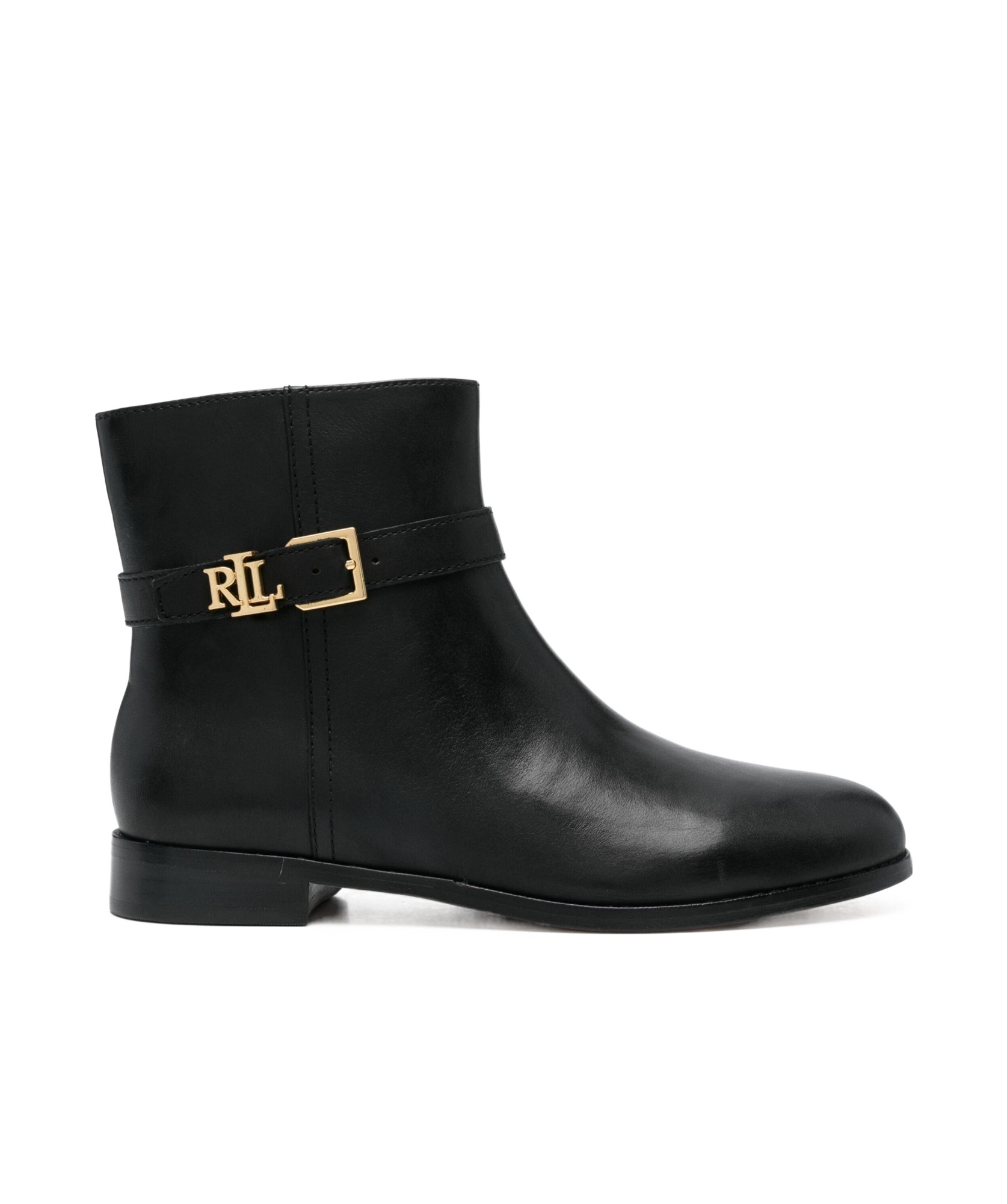 Ralph Lauren Round-headed Short Boots In Multi