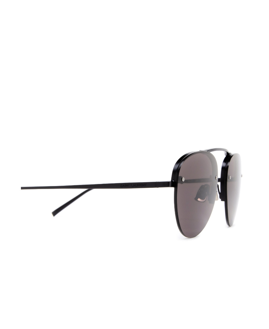 Saint Laurent Sl 575 Round-frame Sunglasses In Black