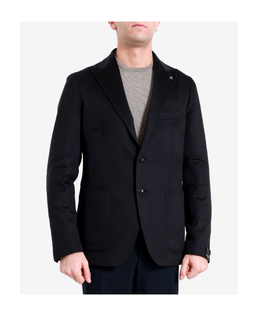 Shop Tagliatore Single-breasted Jacket In Black