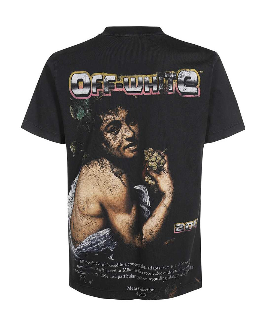 OFF-WHITE OFF-WHITE LOGO PRINTED CREWNECK T-SHIRT