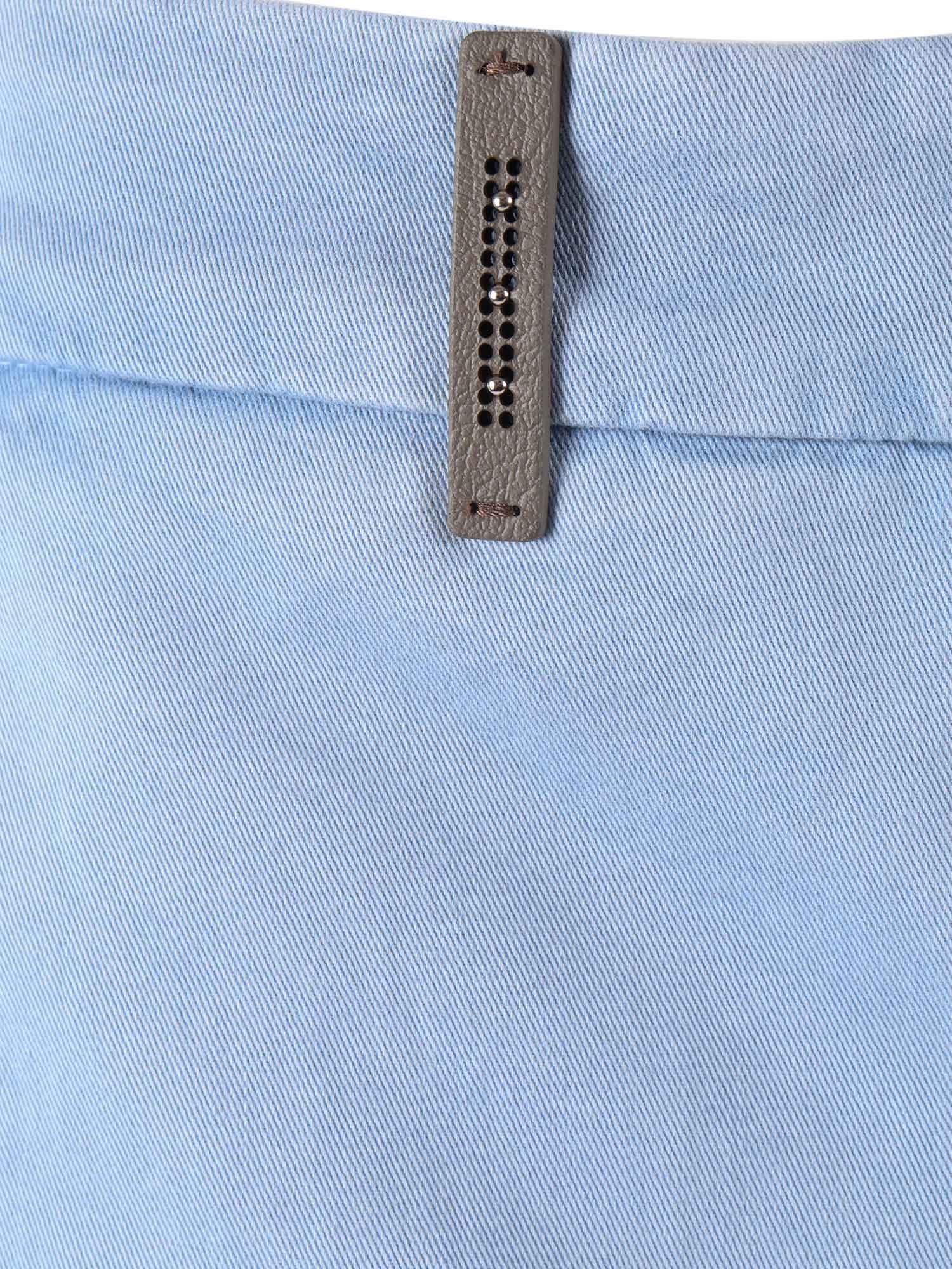 Peserico Straight Leg Trousers With Tailored Fit In Blue