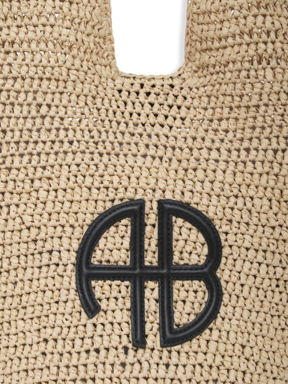 ANINE BING LEAH LOGO-PATCH TOTE BAG