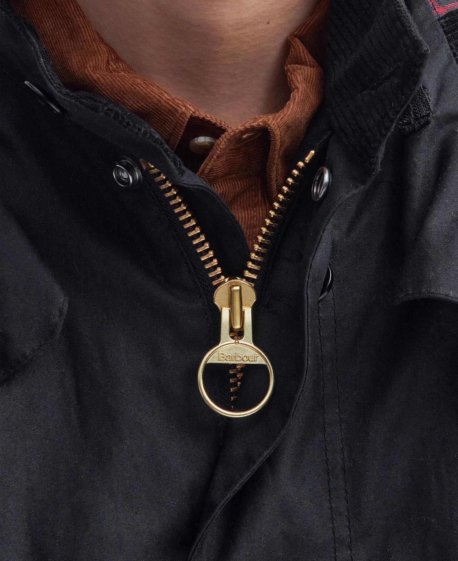 Shop Barbour Short Wind Coat In Black