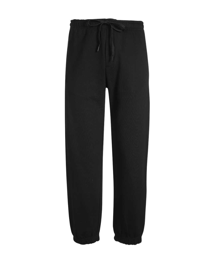 Versace Jeans Logo-print Track Pants In Black