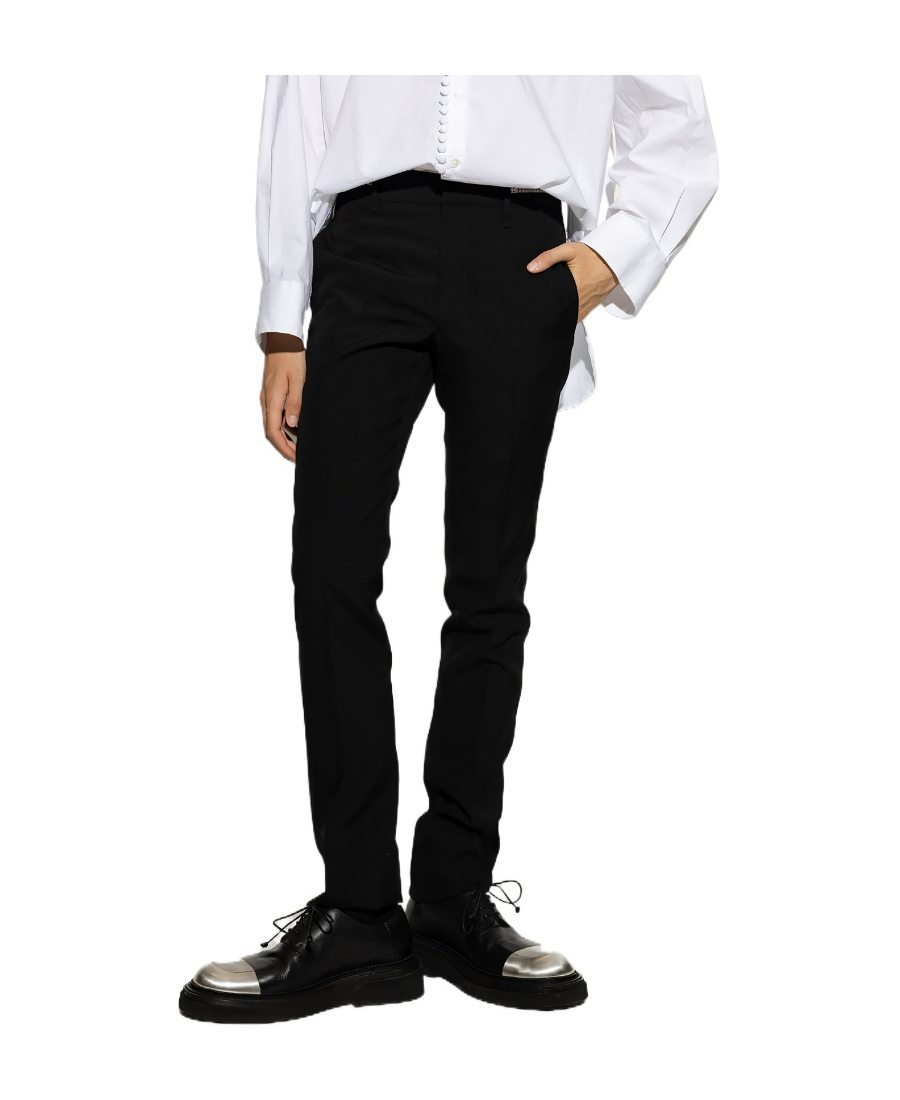 Givenchy Chained-waistband Detail Pants In Black