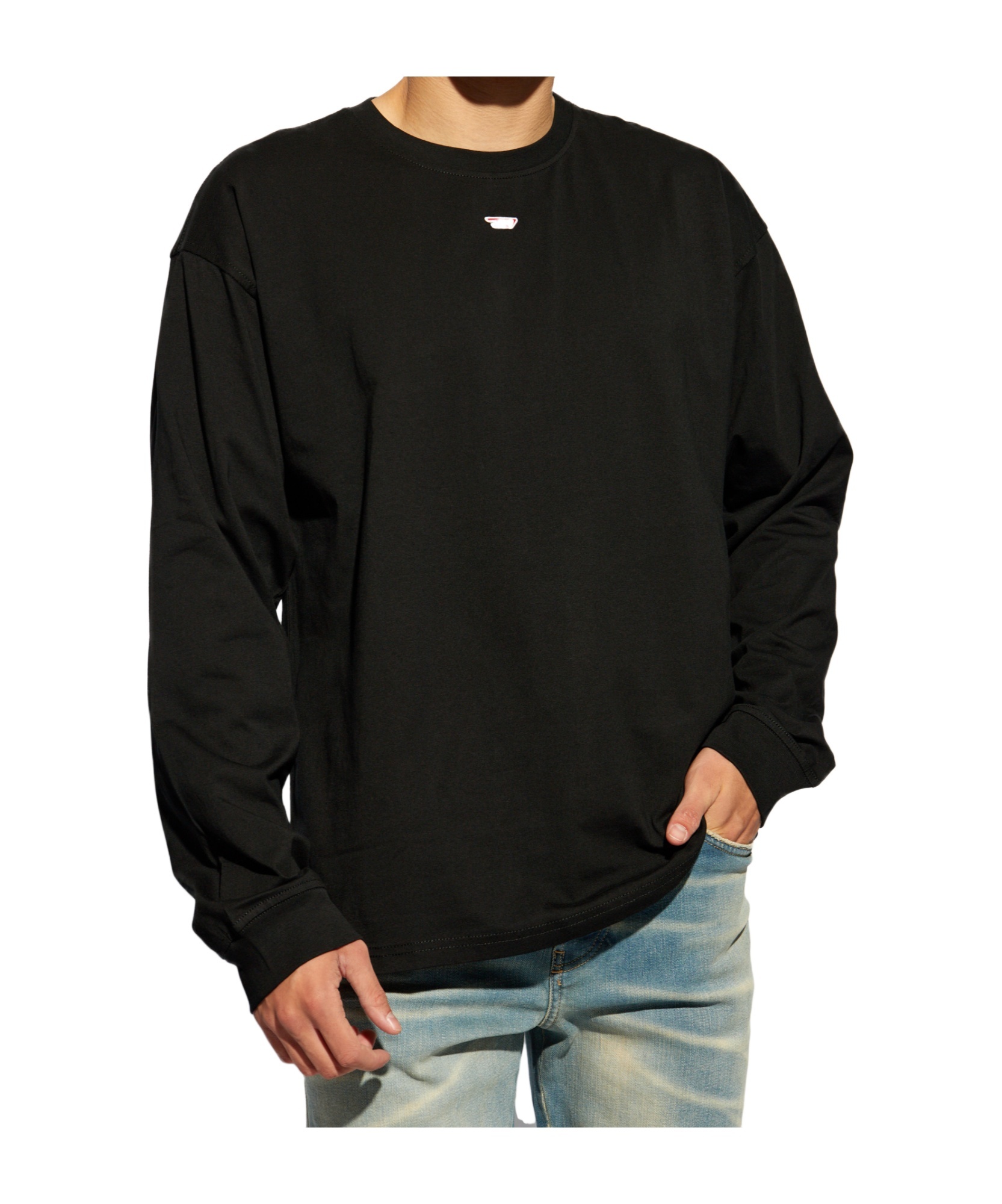 Diesel S-boxt-d Sweatshirt In Black