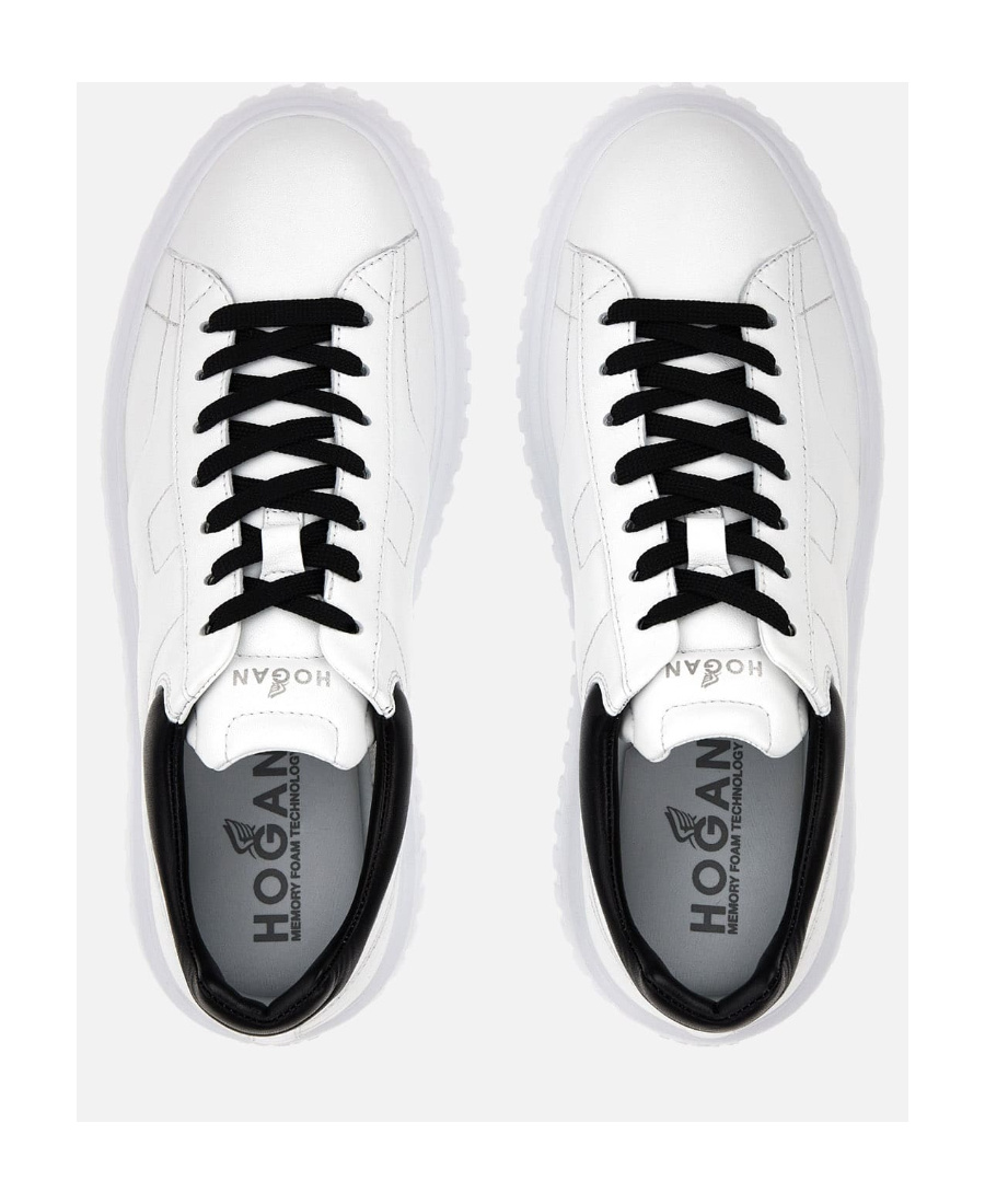 Hogan H-stripes Low-top Sneakers In White