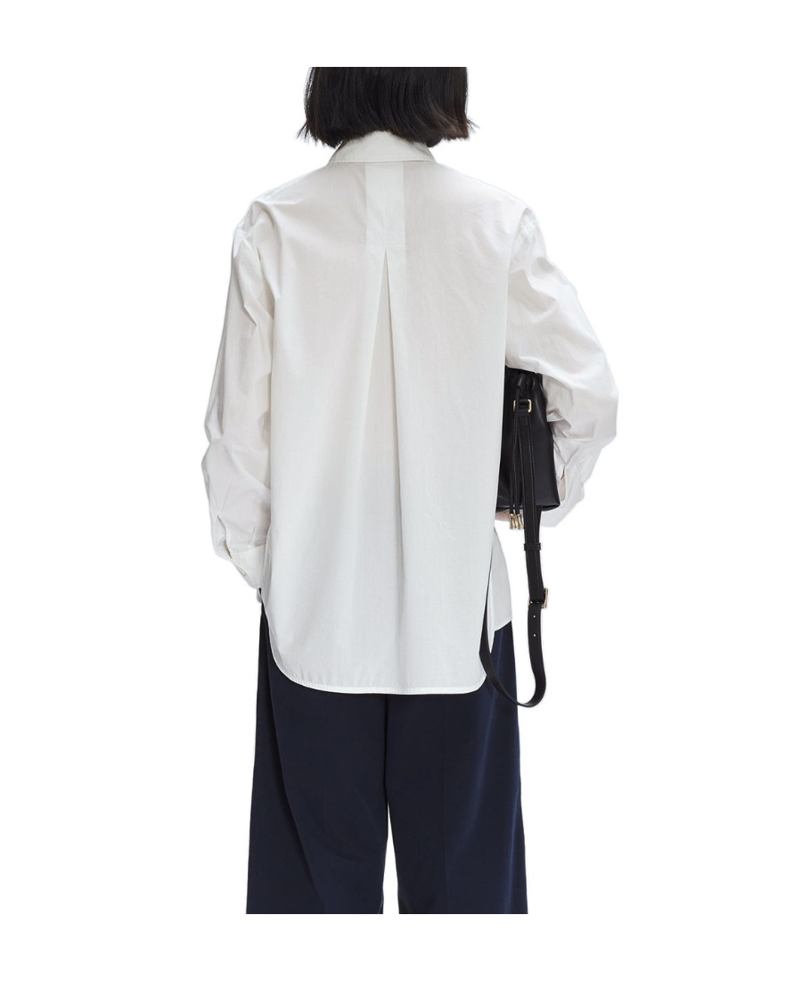 Apc Long-sleeve Poplin Shirt In White