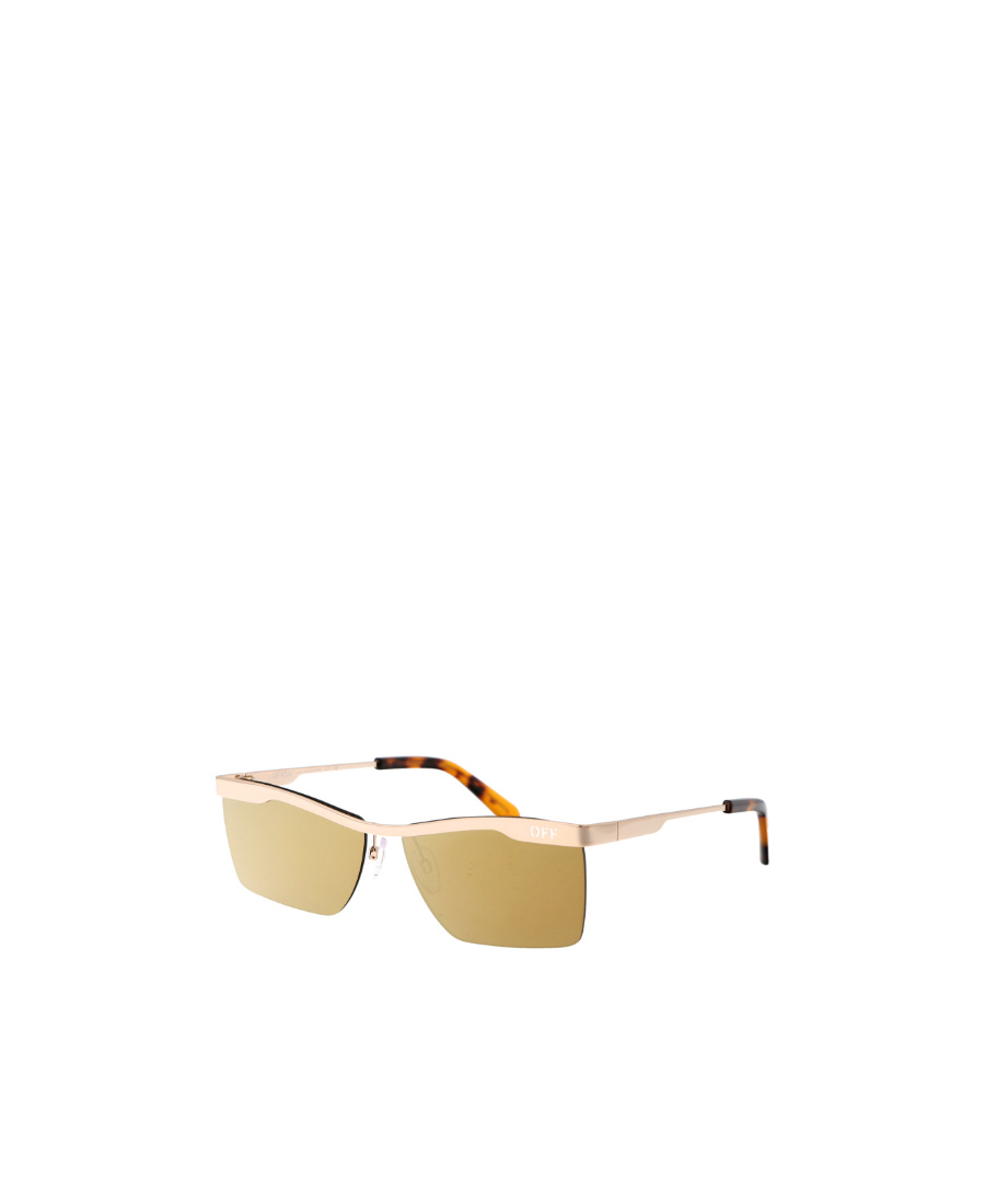 Off-white Rectangle-frame Sunglasses In Brown