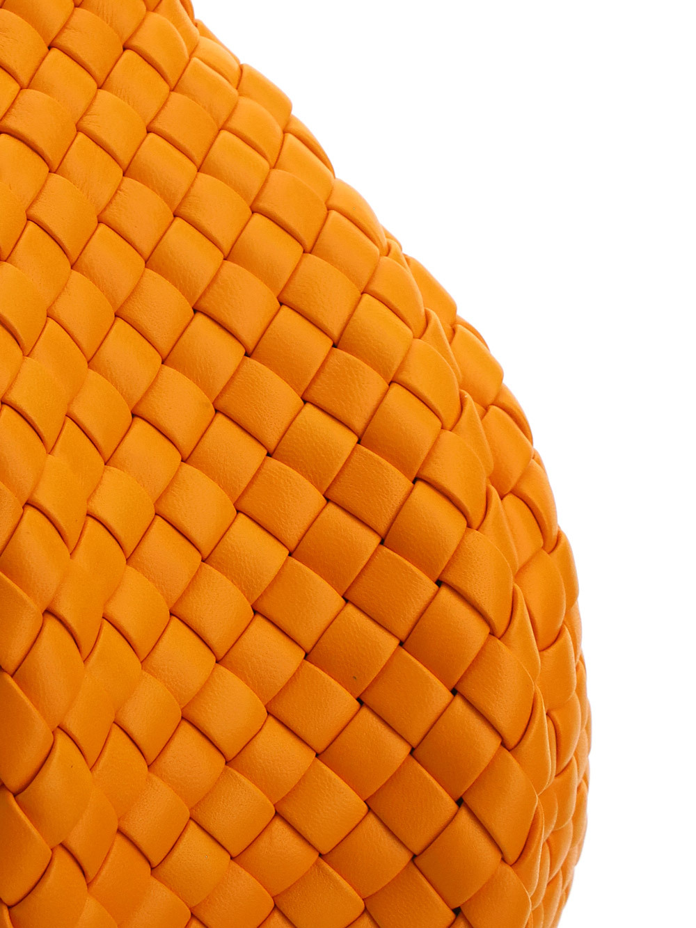 Bottega Veneta Jodie Intrecciato Tote Bag In Orange