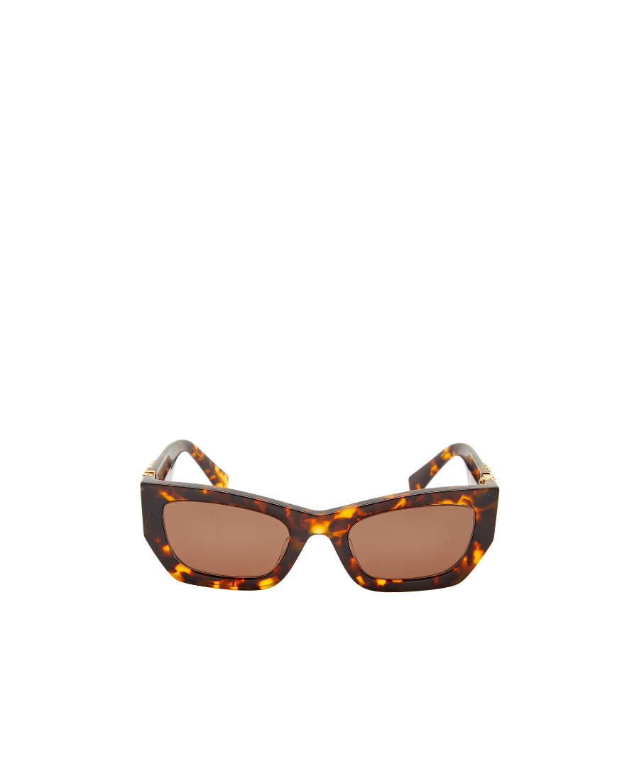 Miu Miu Woman Sunglass Mu 10ws In Brown