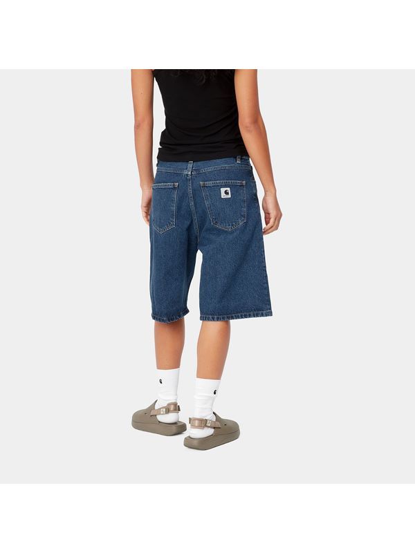 Carhartt Brandon Denim Bermuda Shorts In Blue