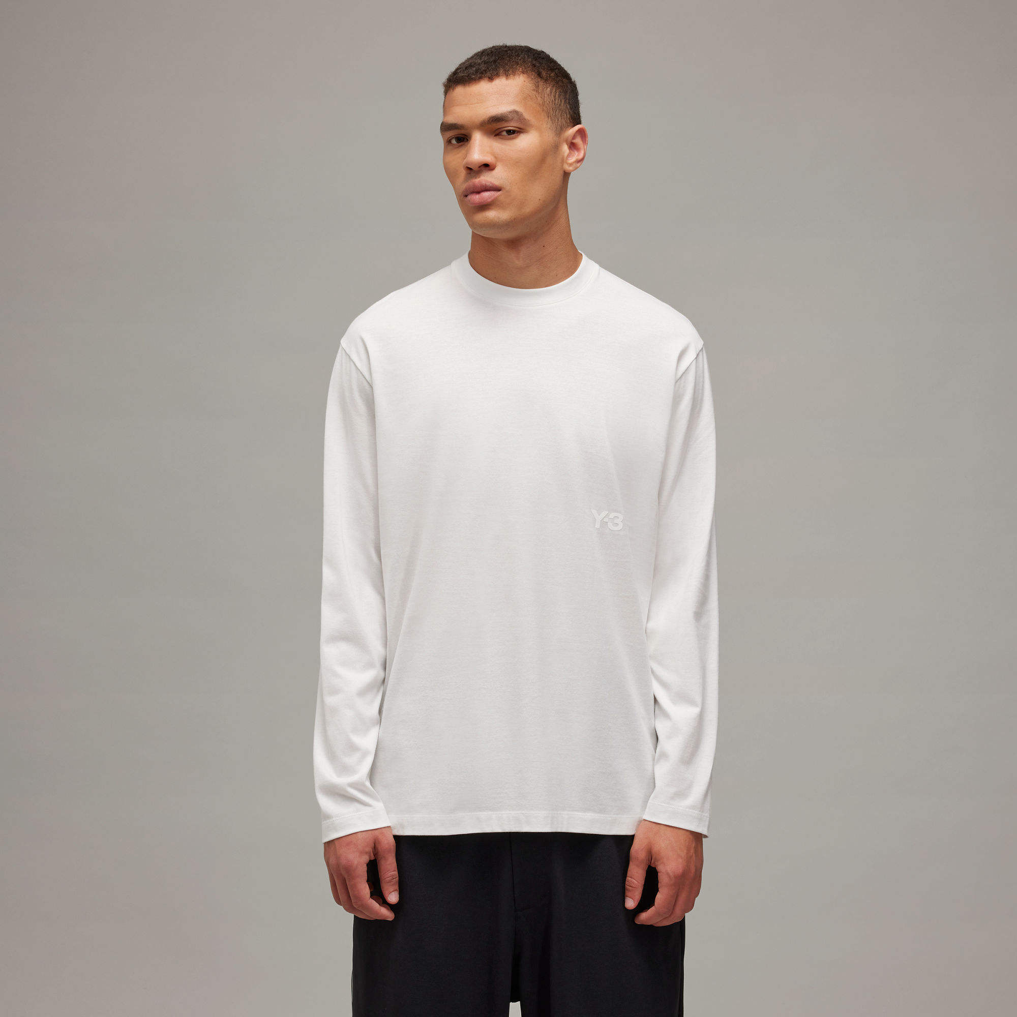 Y-3 Long-sleeved T-shirt In White