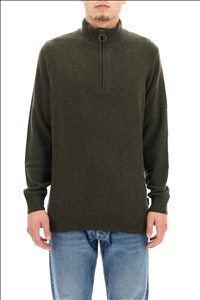 Barbour Long-sleeved Sweater In Green