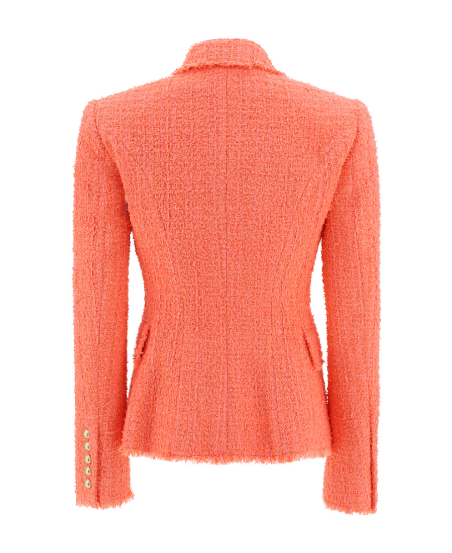 BALMAIN DOUBLE-BREASTED TWEED JACKET