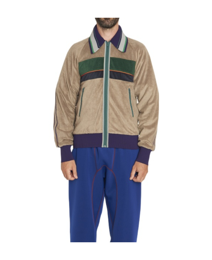 Kolor Lapel Casual Jacket In Multicolor