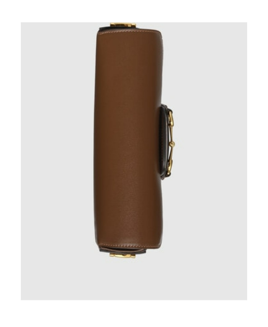 Gucci Horsebit 1955 Small Shoulder Bag In Brown