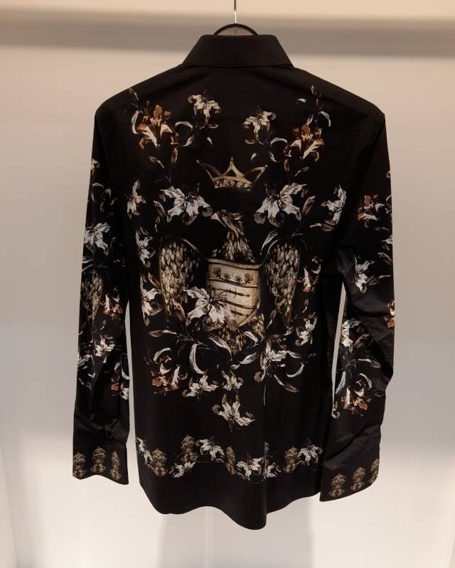 DOLCE & GABBANA PRINTING LONG-SLEEVED SHIRT