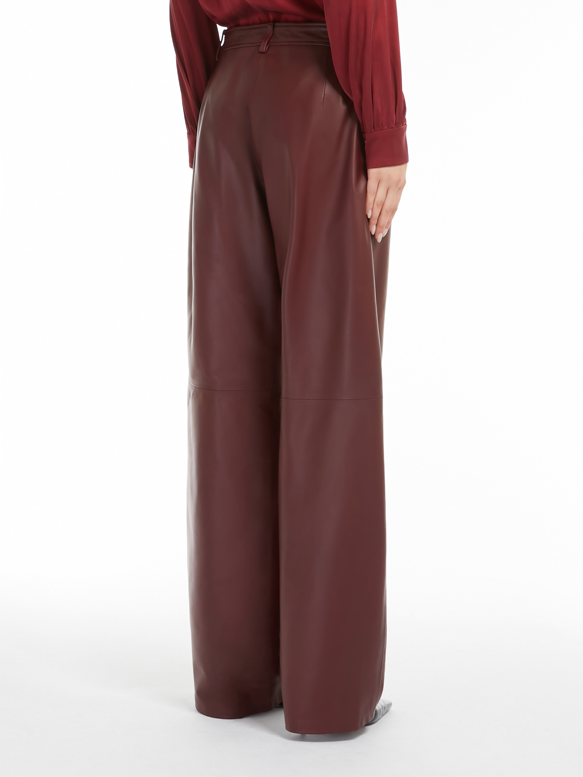Max Mara Belt-loop Casual Pants In Brown