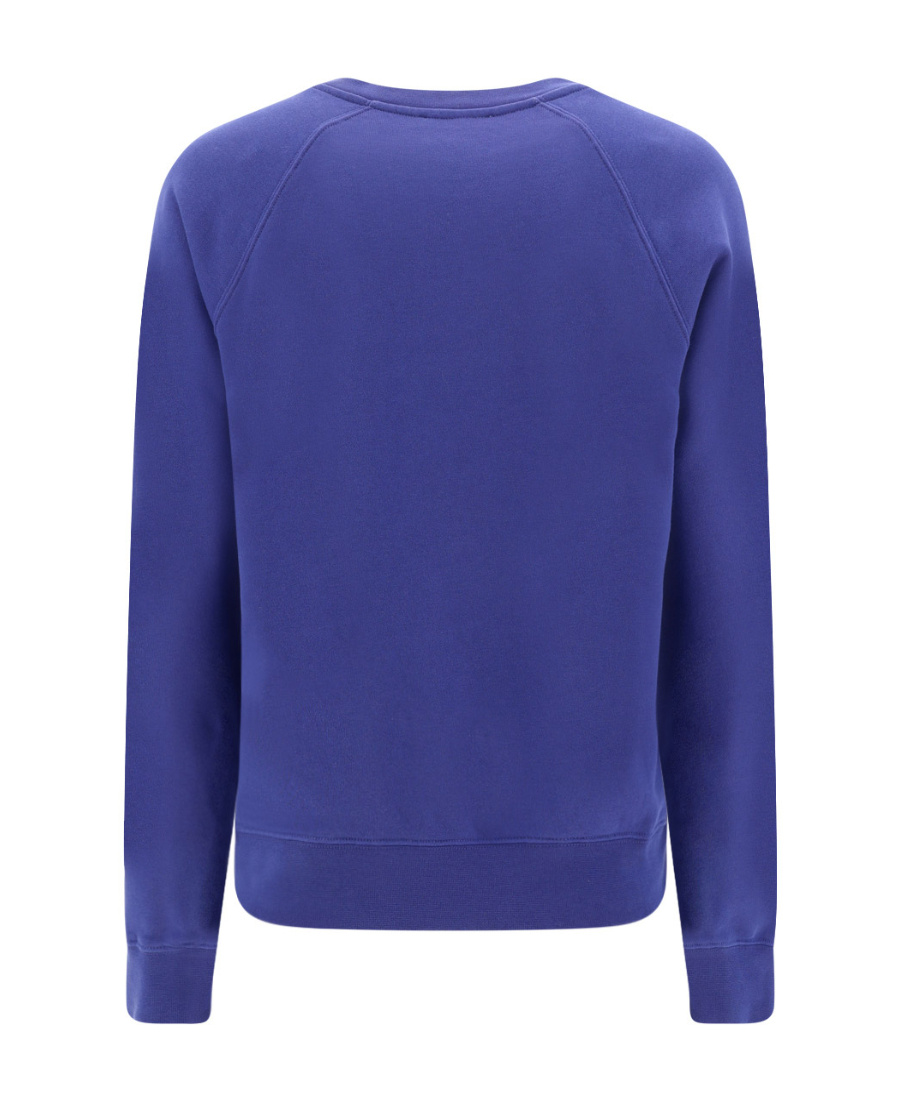 See By Chloé Logo Round-necked Sweater In Blue