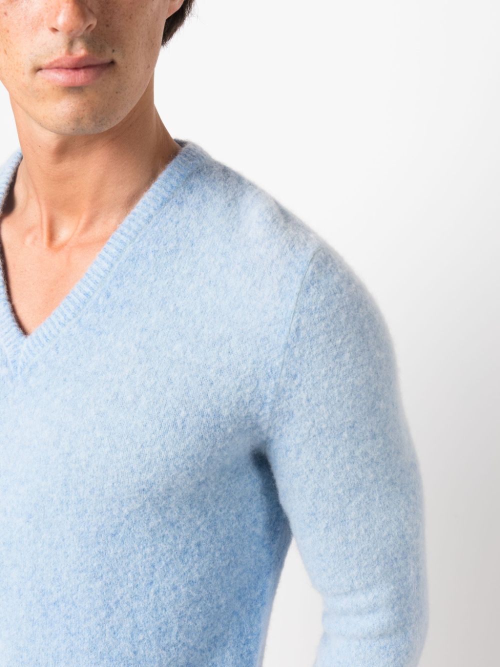 BARENA VENEZIA V-NECK MERINO JUMPER 