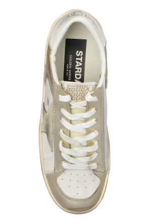 Golden Goose Low Top Sneakers With Metallic Finish And Star Detail In Multi