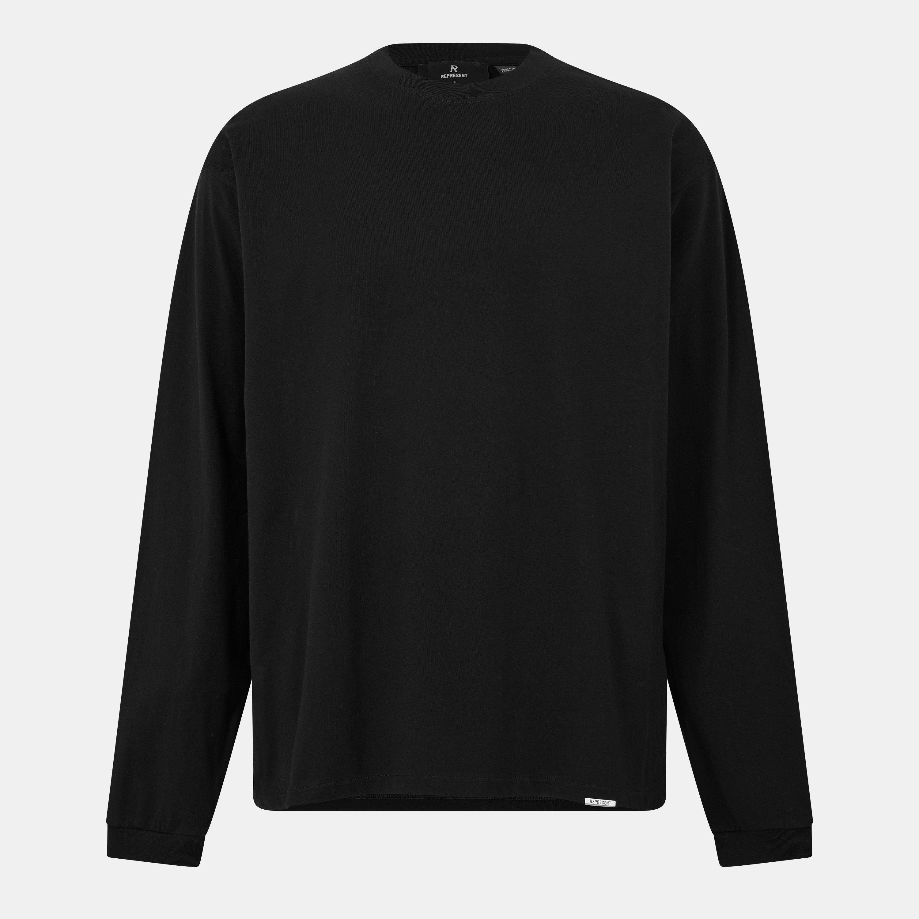 Represent Simple And Versatile Top In Black